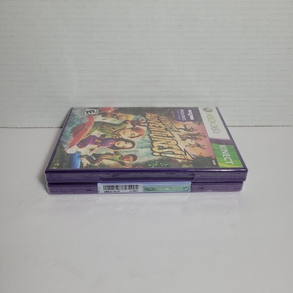Lot of 2 Xbox 360 Kinect Games Just Dance 4 & Kinect Adventures New Sealed - Picture 7 of 7